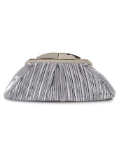 Sienna - Grey Clutch Bag (Lunar)